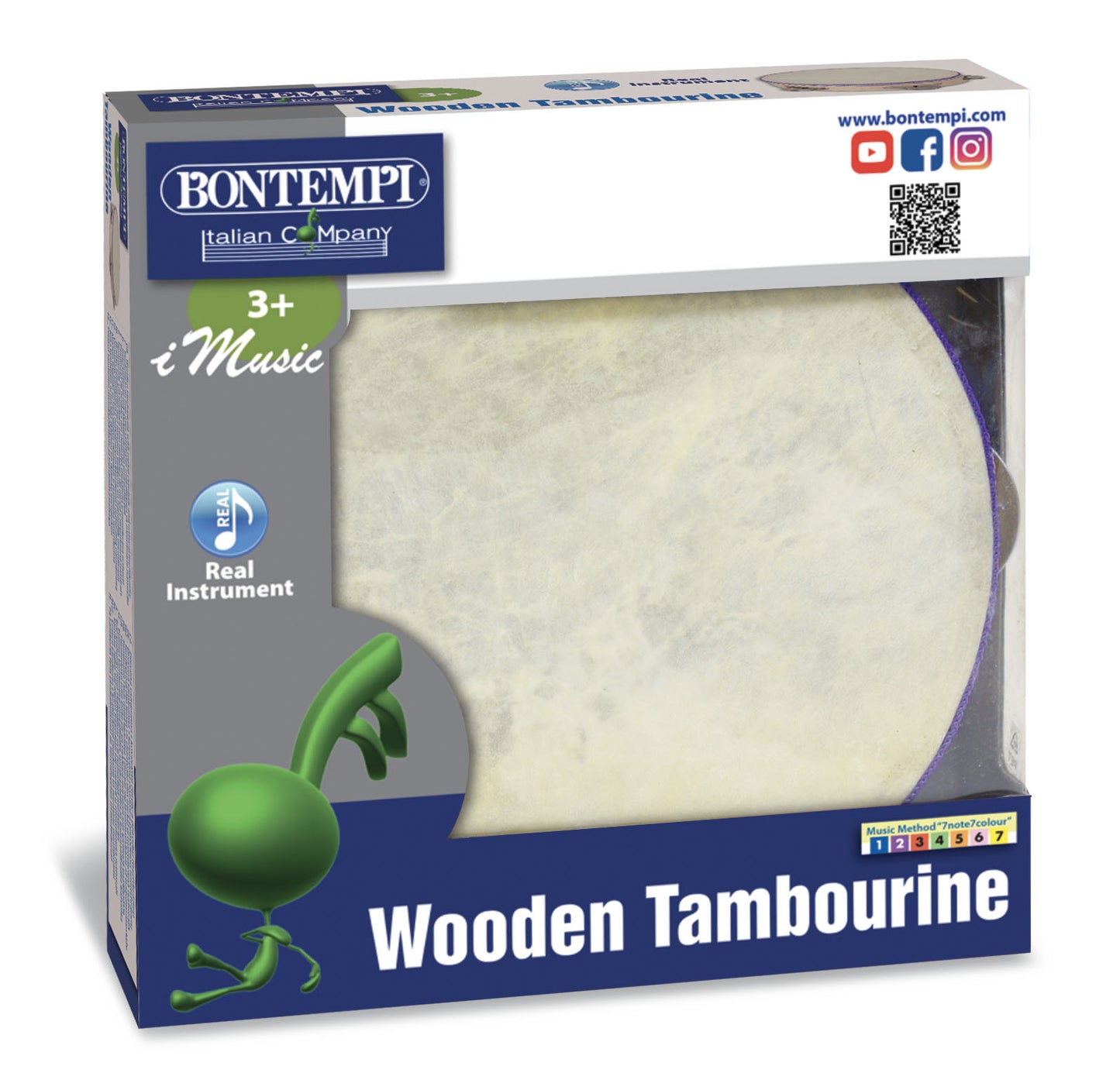 Bontempi Wooden Tambourine