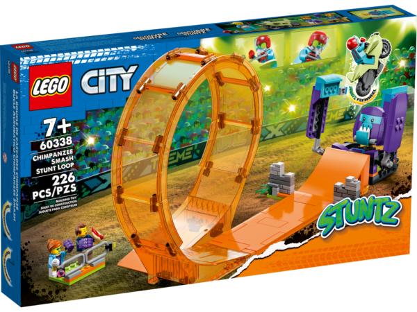 LEGO 60338 CITY STUNTZ SMASHING CHIMPANZEE STUNT LOOP