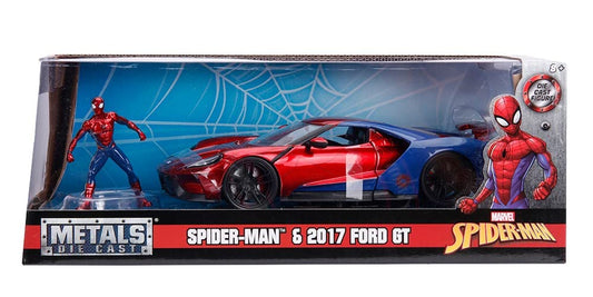 Jada Marvel Spiderman 2017 Ford GT 1:24