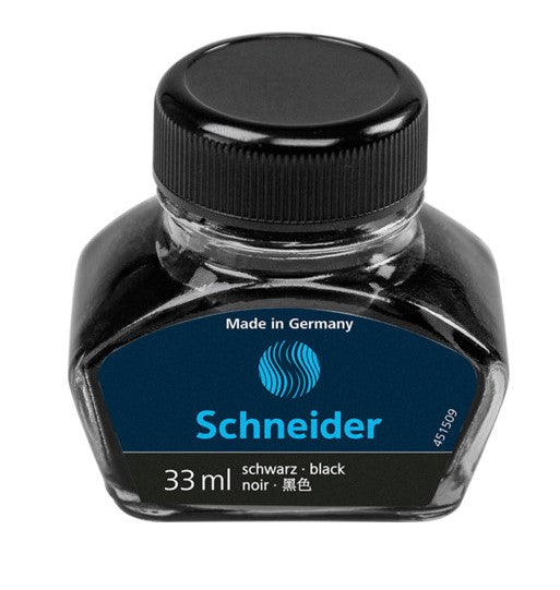 Schneider Fountain Pen Ink 33ml Bottle - Black
