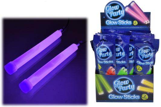 6" Glow Sticks 2 Pack