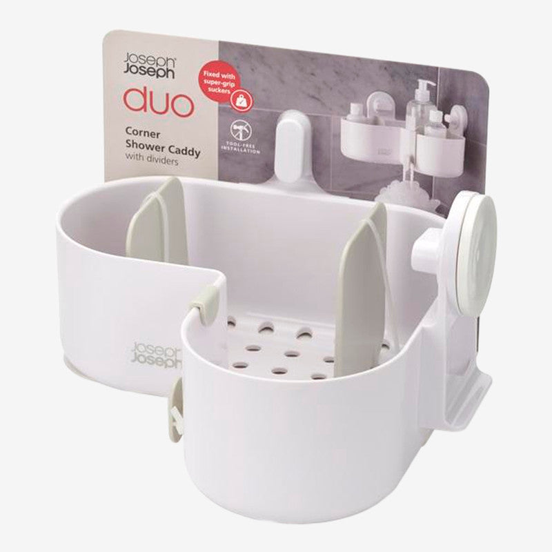Joseph Joseph Shower Caddy Corner Unit White