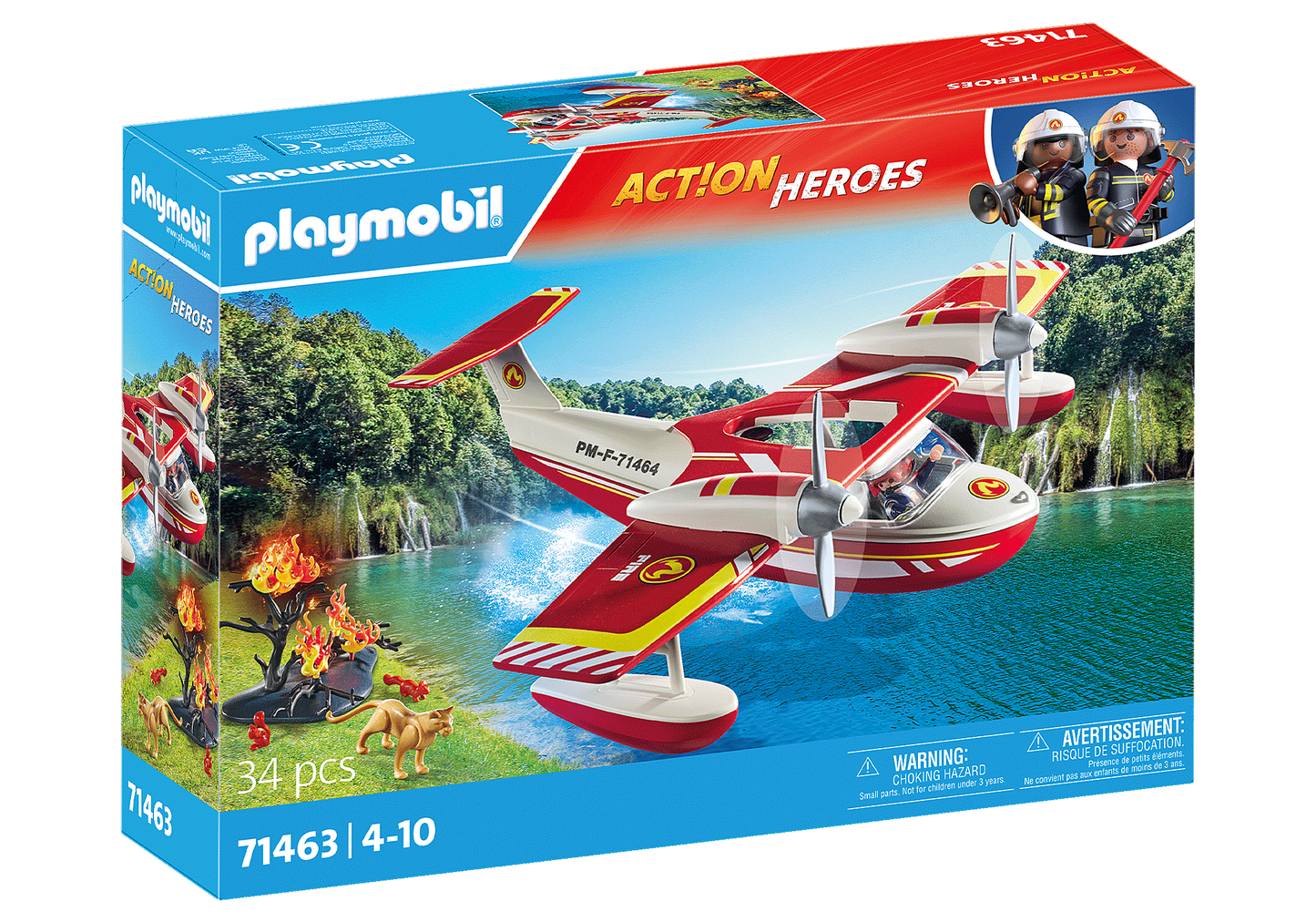 Playmobil 71463 Firefighting Sea Plane