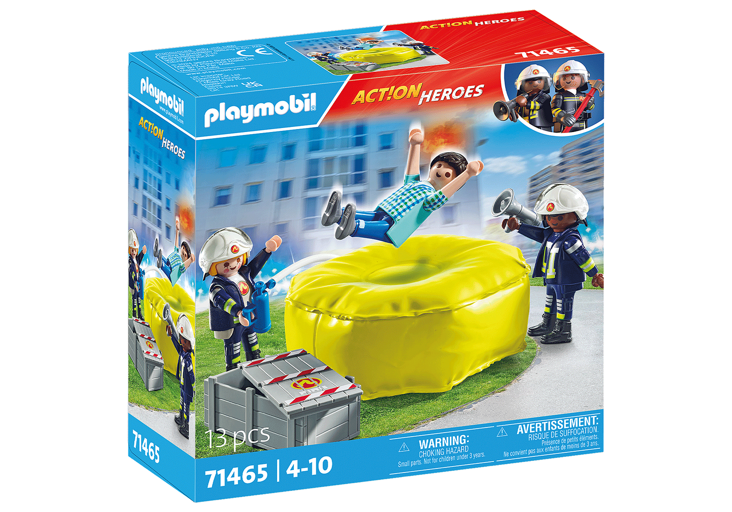 Playmobil 71465 Firefighter with Air Pillow