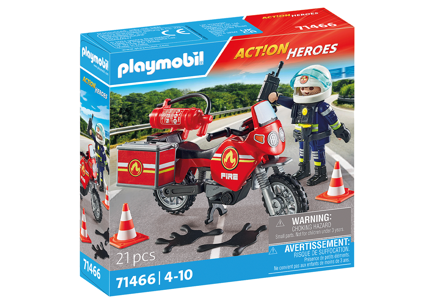 Playmobil 71466 Fire Motor Cycle