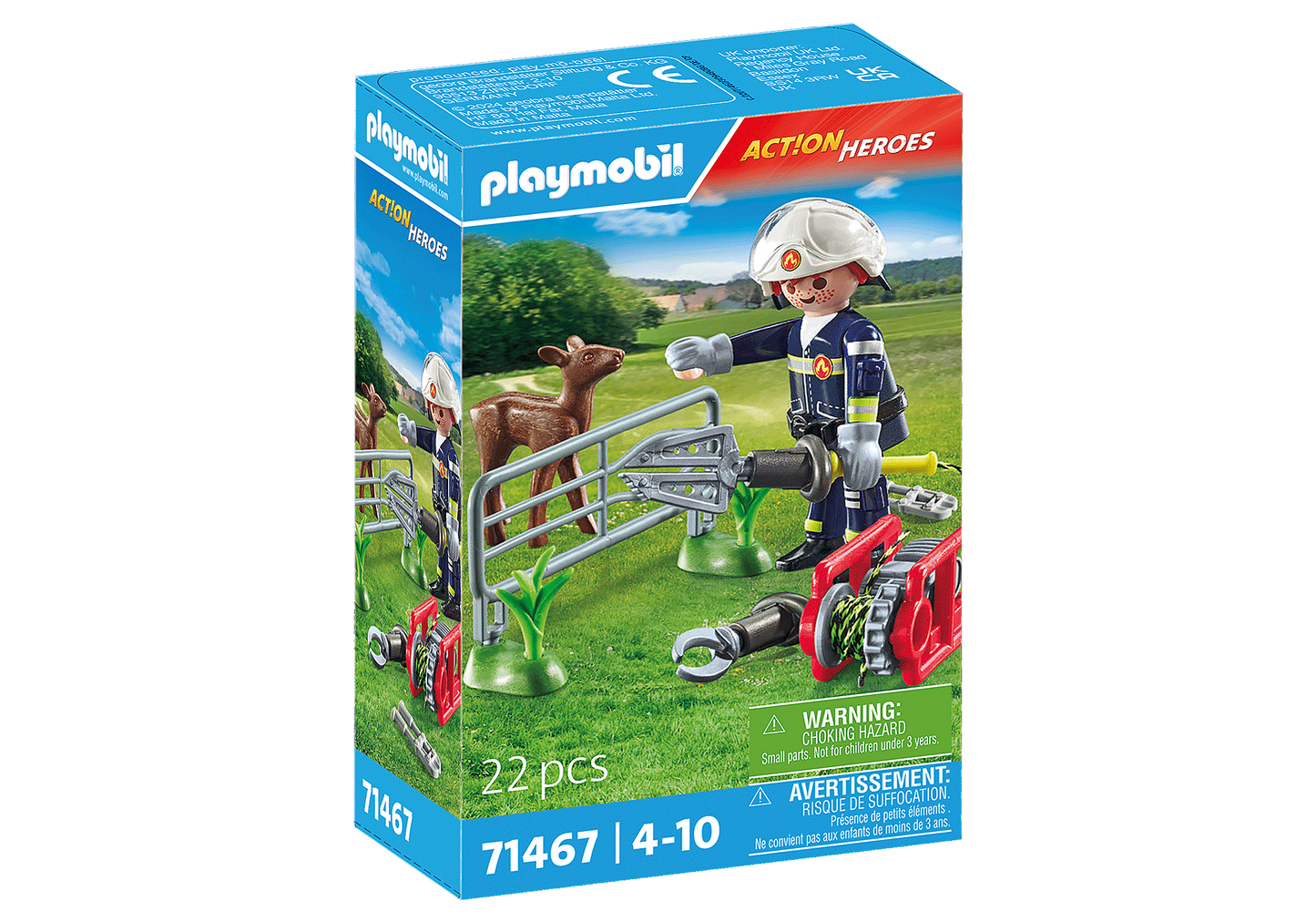 Playmobil 71467 Firefighter Animal Rescue