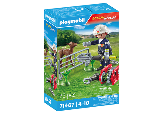 Playmobil 71467 Firefighter Animal Rescue