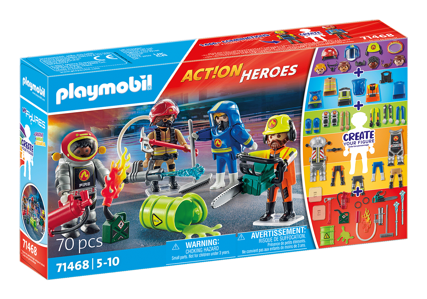 Playmobil 71468 My Figures : Fire Rescue