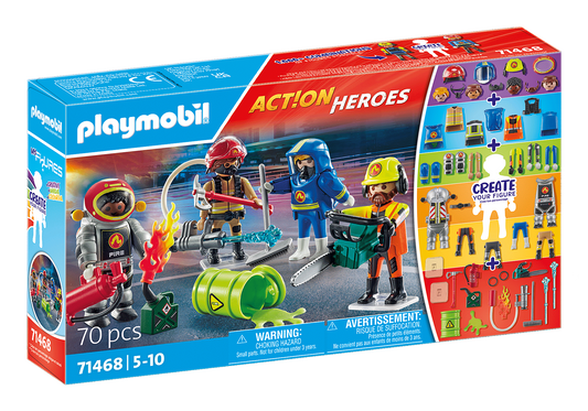 Playmobil 71468 My Figures : Fire Rescue