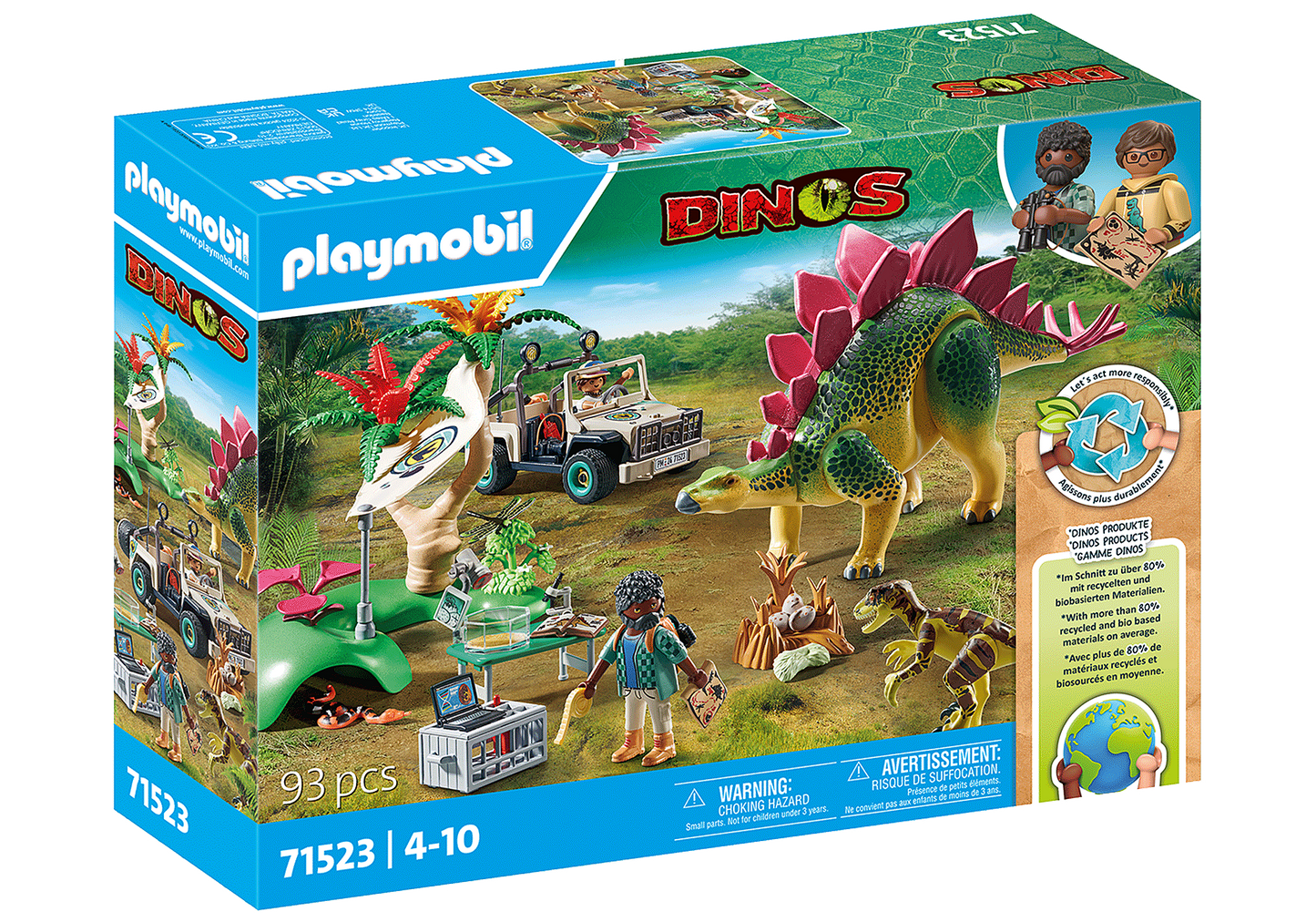 Playmobil 71523 Research Camp with Dinos