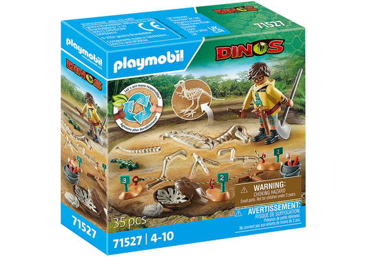 Playmobil 71527 Archaeological Dig with Dinosaur Skeleton