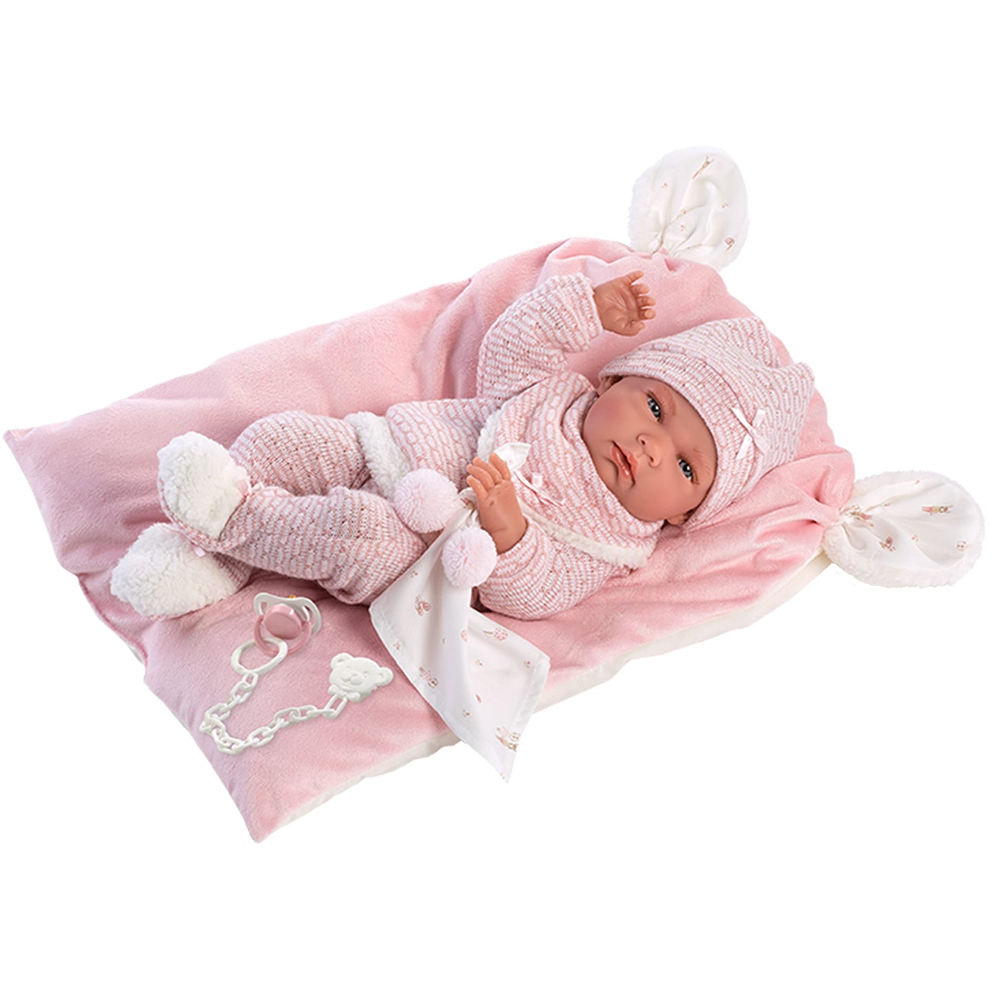 Llorens Doll Nica Vinyl Body & Blanket 40cm Doll