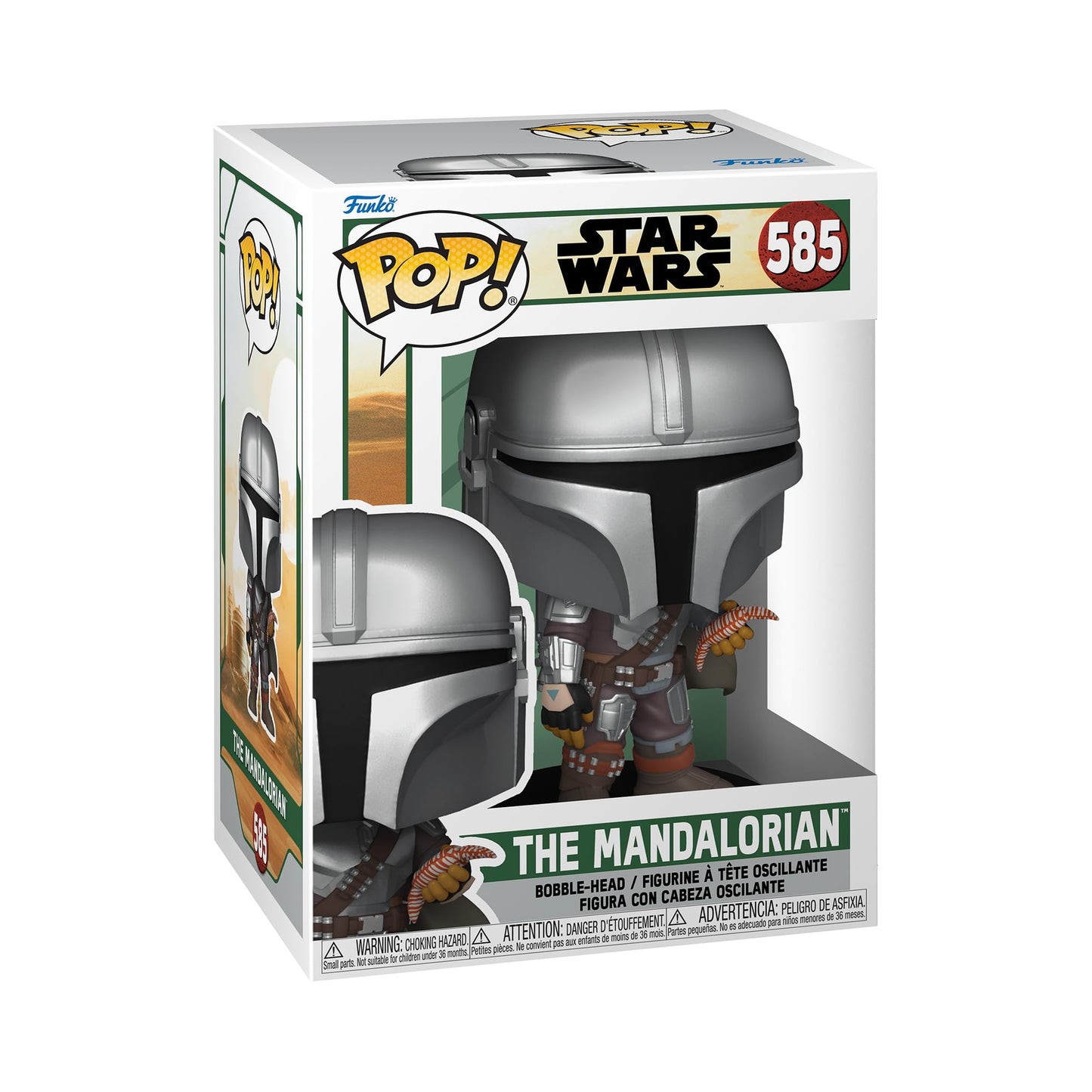 Funko Pop Star Wars Book Of Boba Fett Mando With Pouch