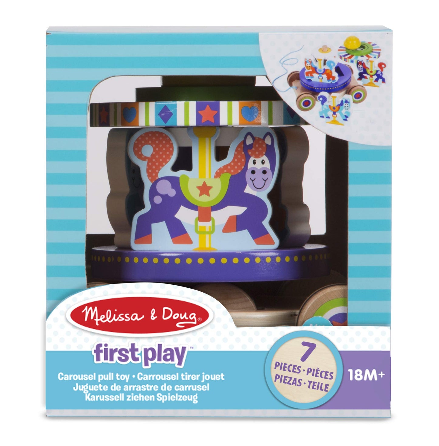 Melissa & Doug Carousel Pull Toy