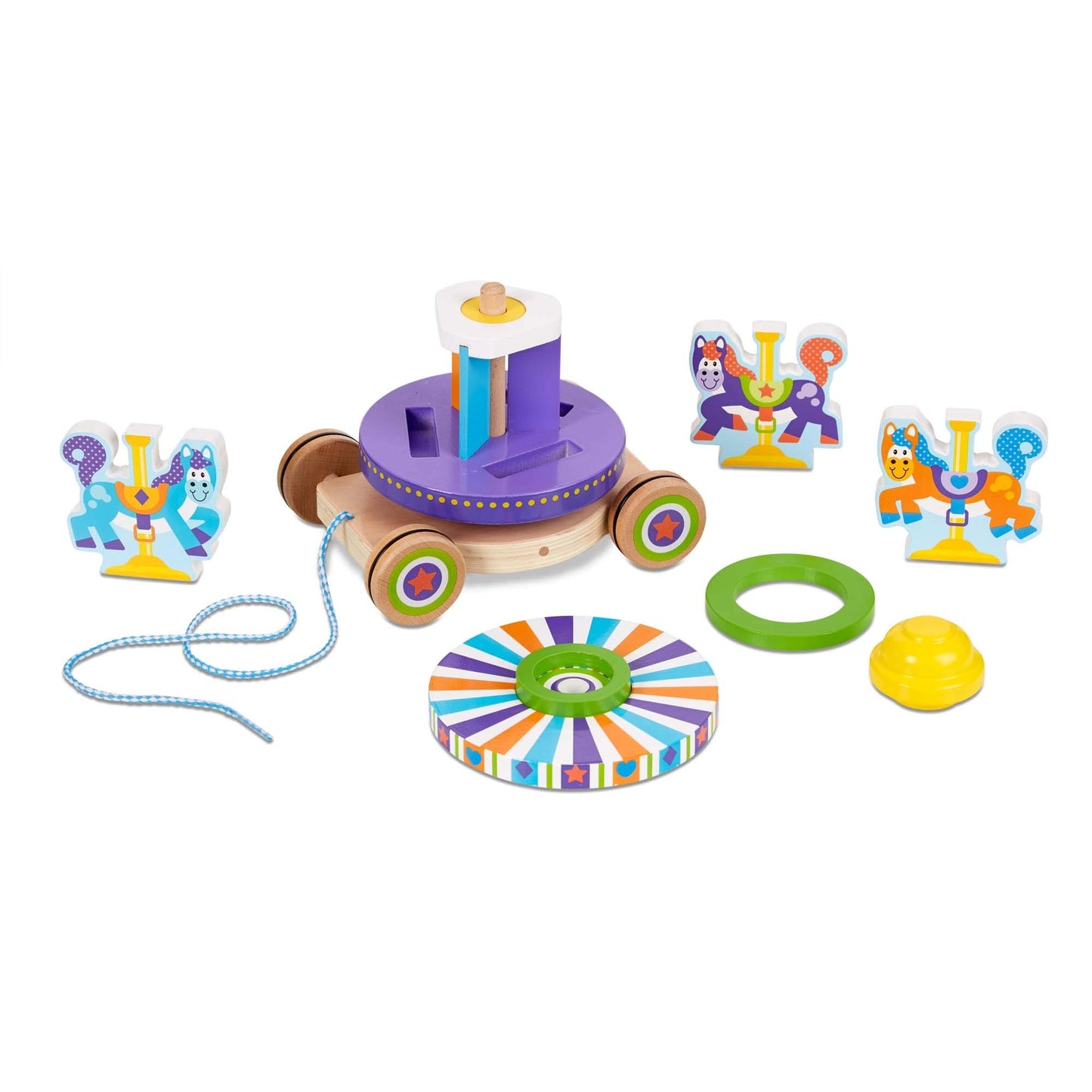 Melissa & Doug Carousel Pull Toy