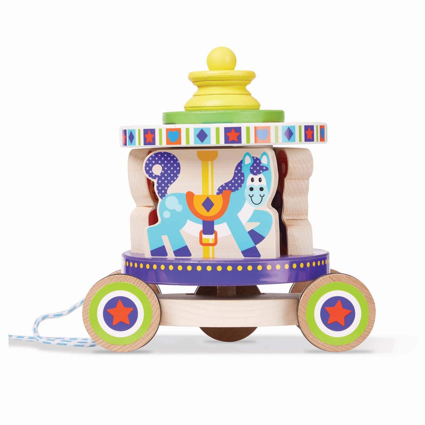 Melissa & Doug Carousel Pull Toy