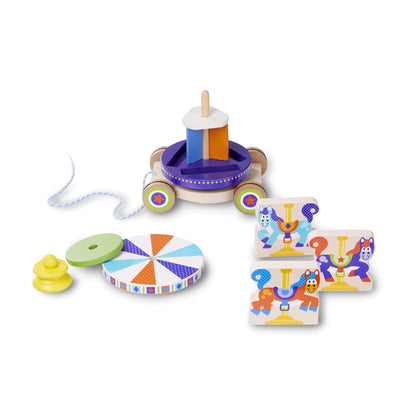 Melissa & Doug Carousel Pull Toy