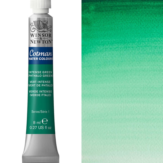 Cotman Watercolour Intense Green 8ml