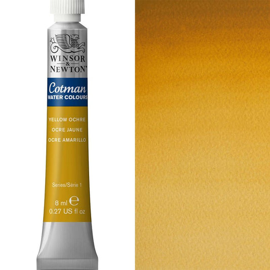 Cotman Watercolour Yellow Ochre 8ml