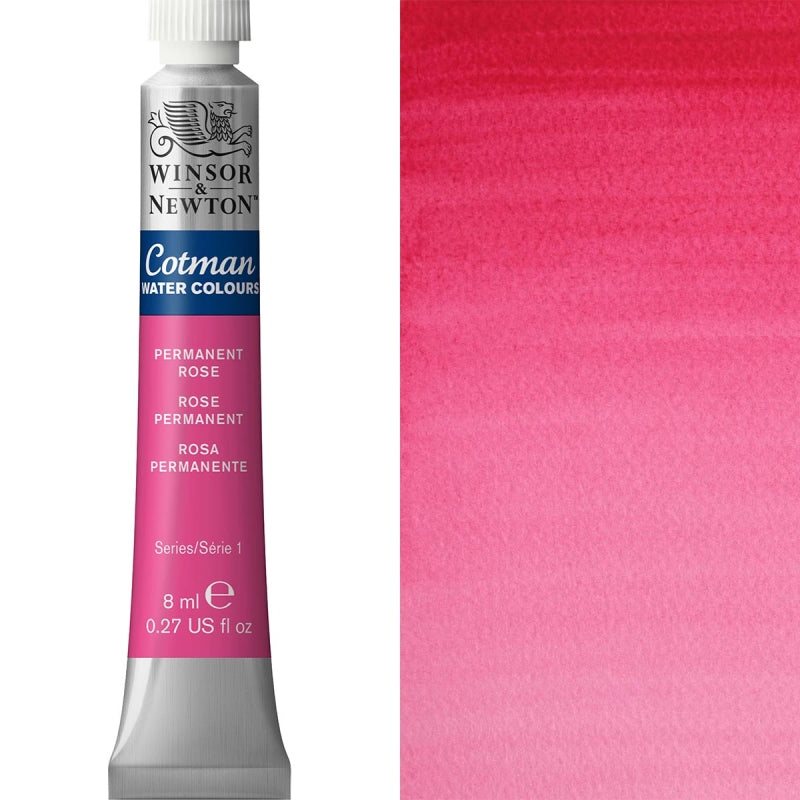 Cotman Watercolour Permanent Rose 8ml