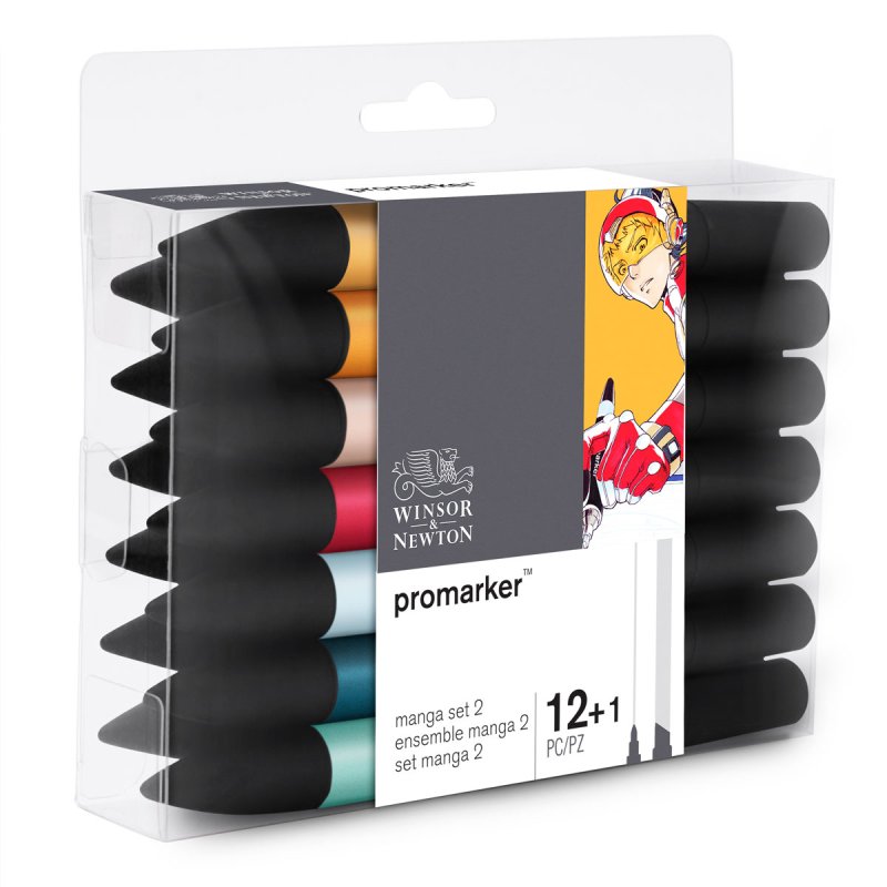 Promarker 12 + 1 Manga Set 2