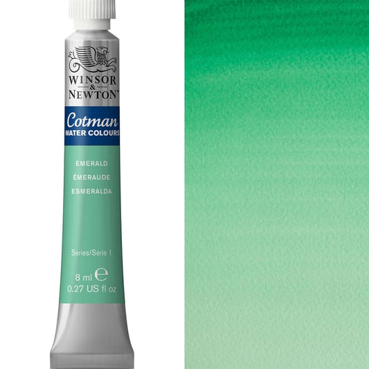 Cotman Watercolour Emerald 8ml