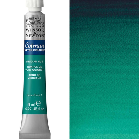 Cotman Watercolour Viridian Hue 8ml