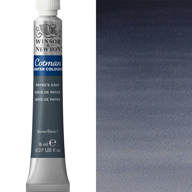 Cotman Watercolour Paynes Grey 8ml