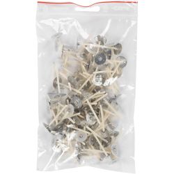 Candle Wicks With Metal Base