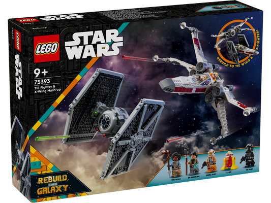 LEGO 75393 Star Wars TIE Fighter & X Wing Mash Up