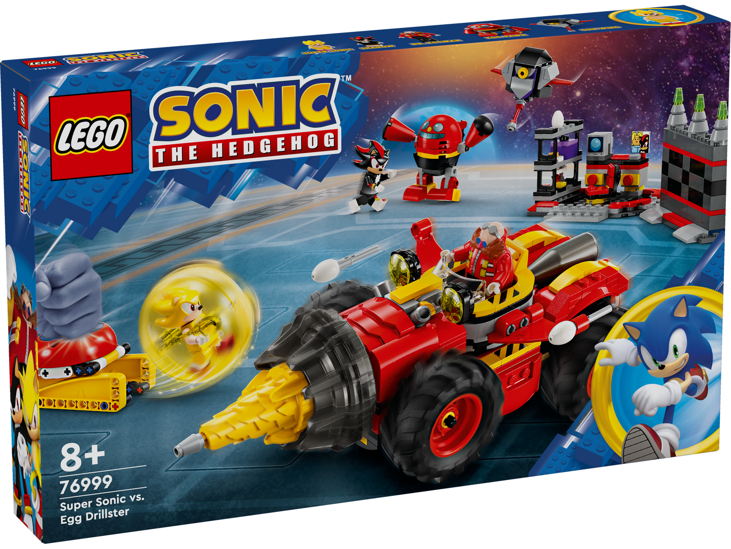 LEGO 76999 Sonic Super Sonic Vs Egg Drillster