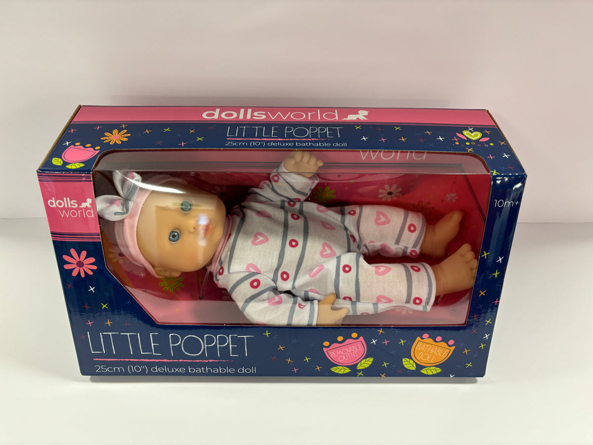 Dolls World Small Bathable Doll Little Poppet