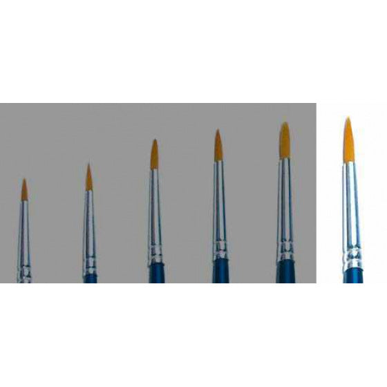 3 Brush Synthetic Round Single
