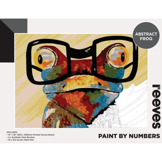 Reeves Paint by Numbers Abstract Frog