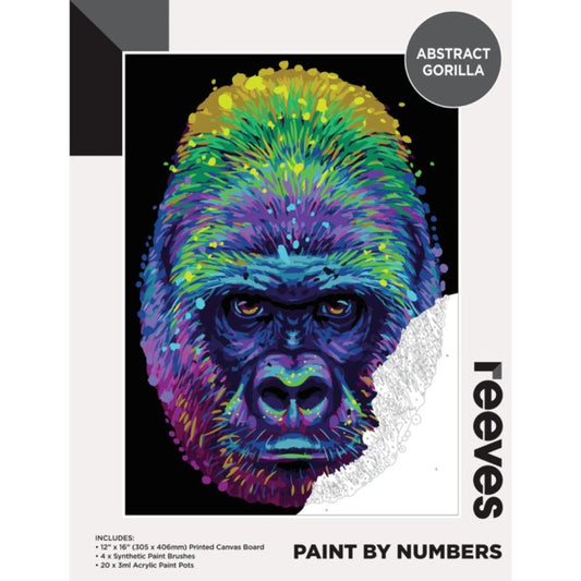 Reeves Paint by Numbers Abstract Gorilla