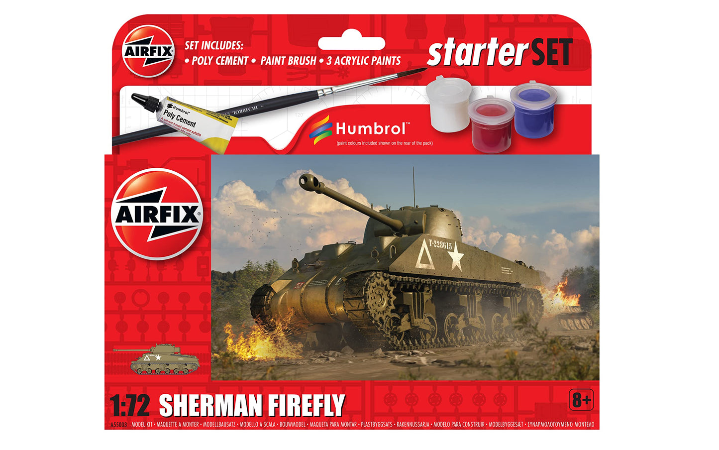Airfix Sherman Firefly Starter Set