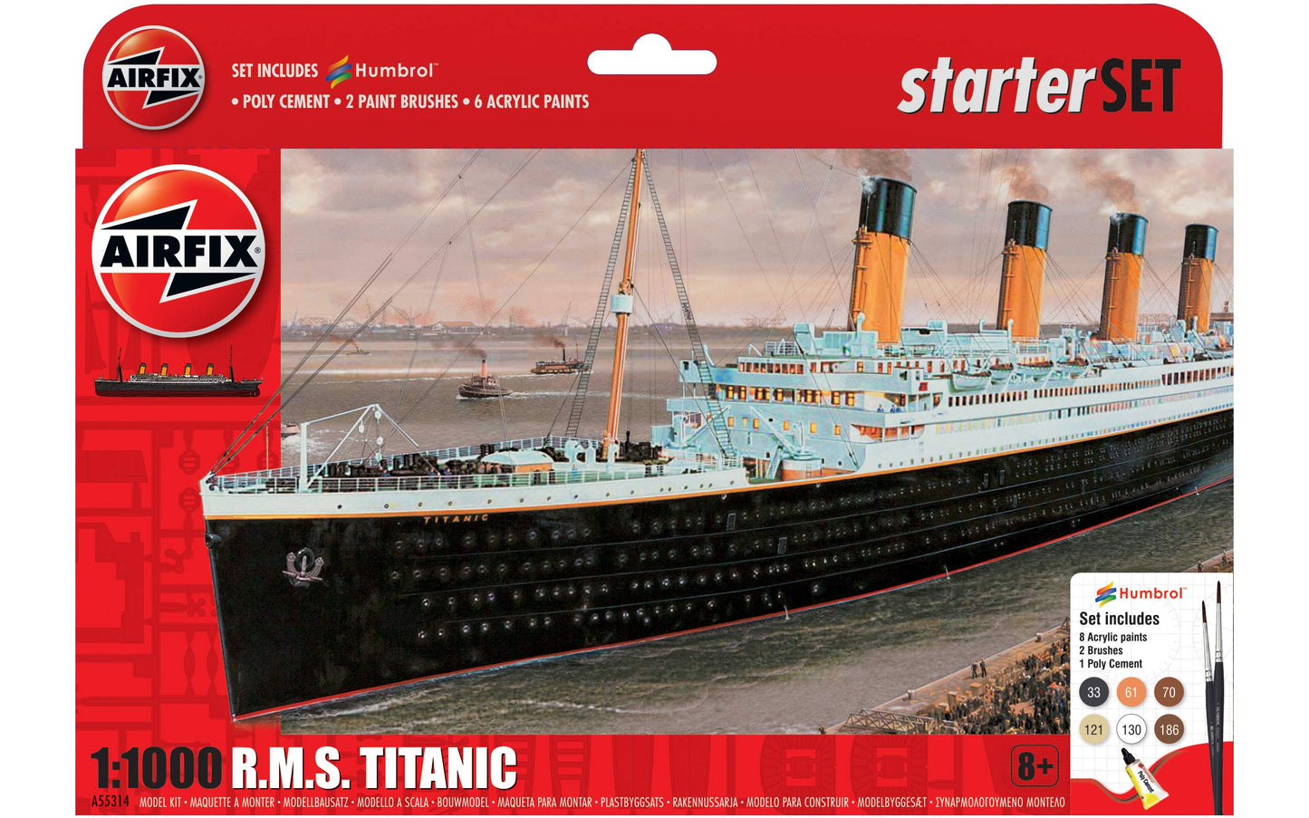 Airfix RMS Titanic Small Gift Set