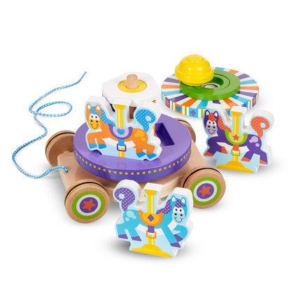 Melissa & Doug Carousel Pull Toy