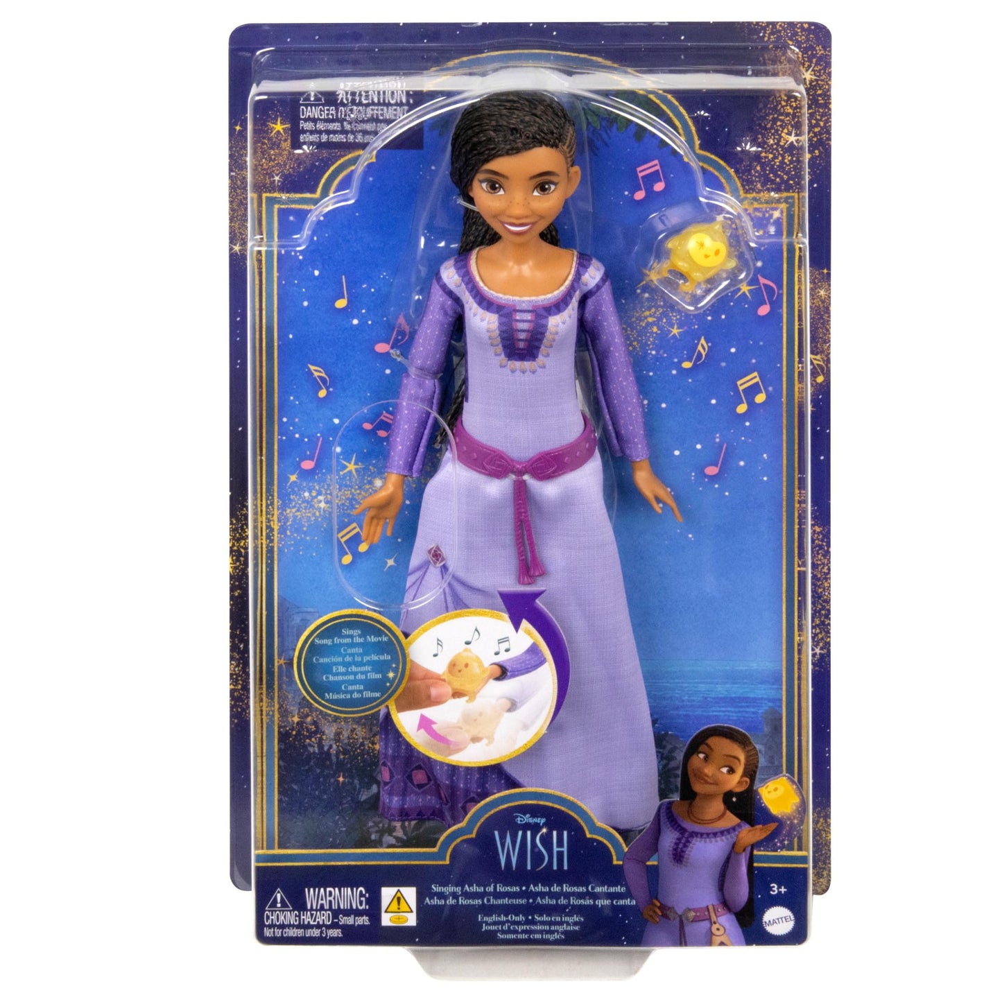 Disney Wish Asha of Rosas Singing Doll