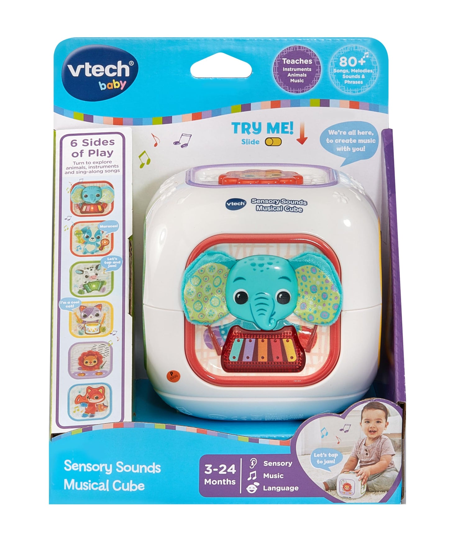 VTech Sensory Sounds Musical Cube