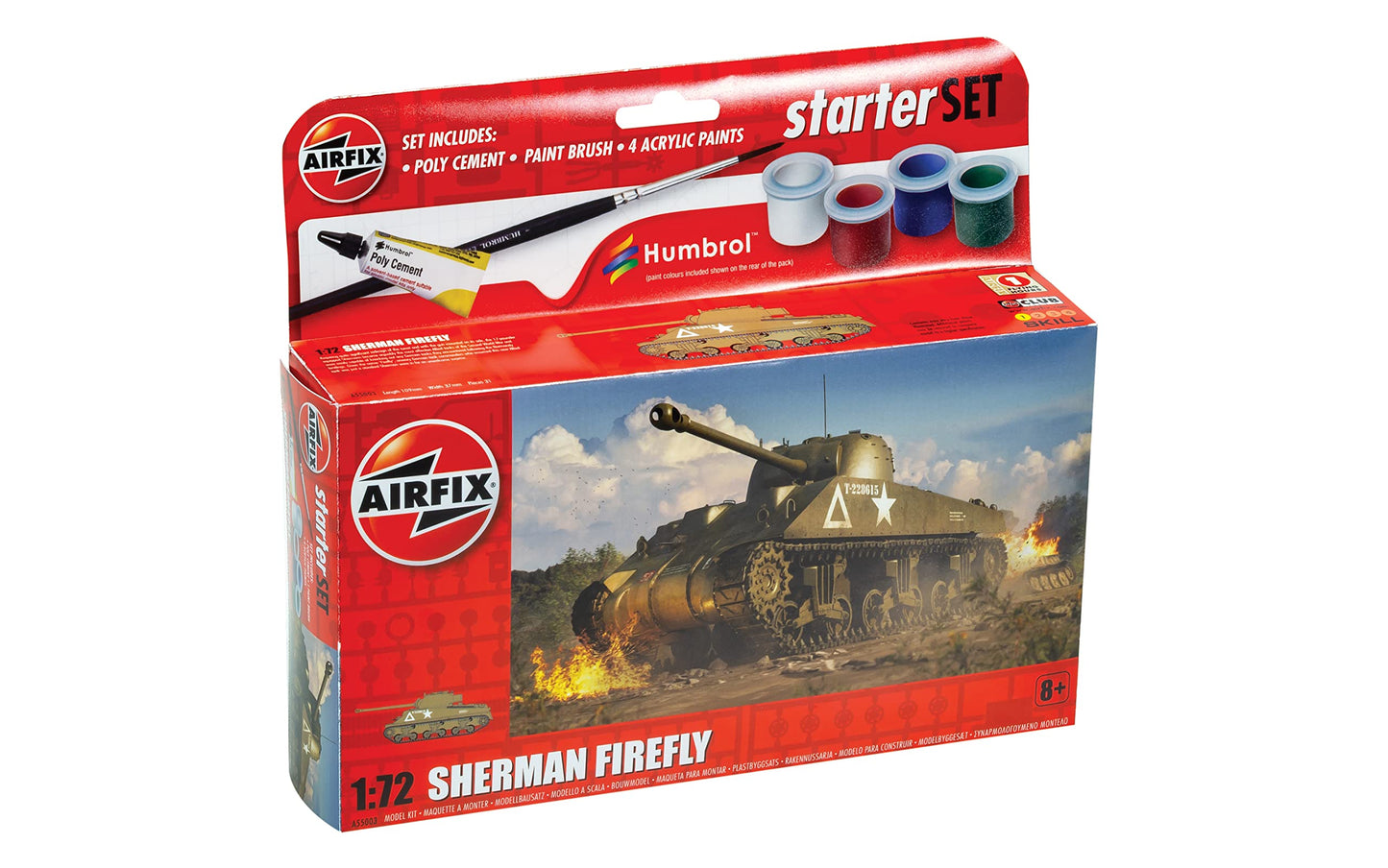 Airfix Sherman Firefly Starter Set