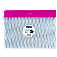 A5+ Mesh Bag Pink Strip Elements