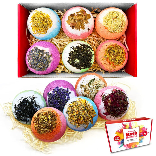 Round Bath Bombs 6 Pk 80g Gift Set