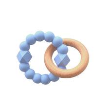 Moon Teether Soft Blue
