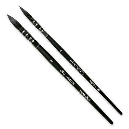 2pk Nero Quill Watercolour Brush Elements