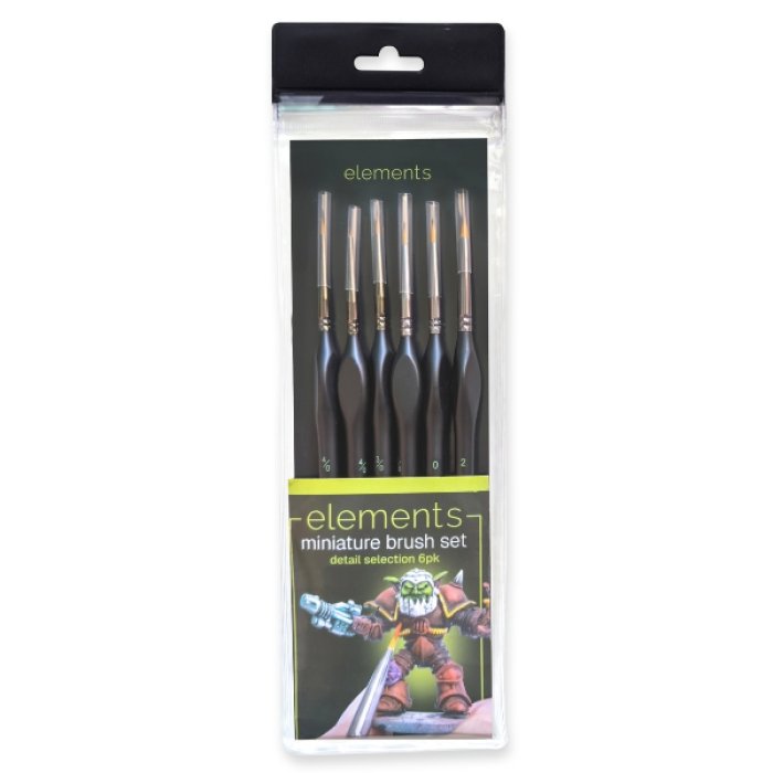6pk Miniture Detail Paint Brush