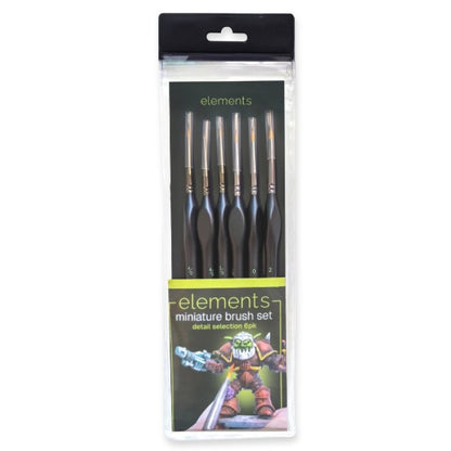 6pk Miniture Detail Paint Brush
