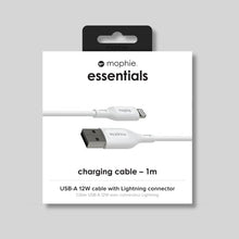 Morphie 1m Lightning Cable White USB-A to Lightning