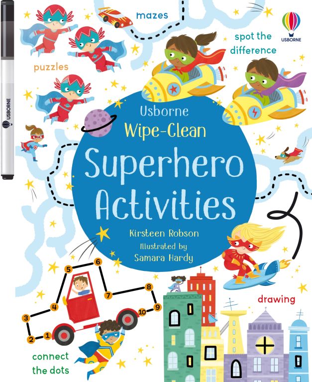 Wipe Clean Superhero Activities