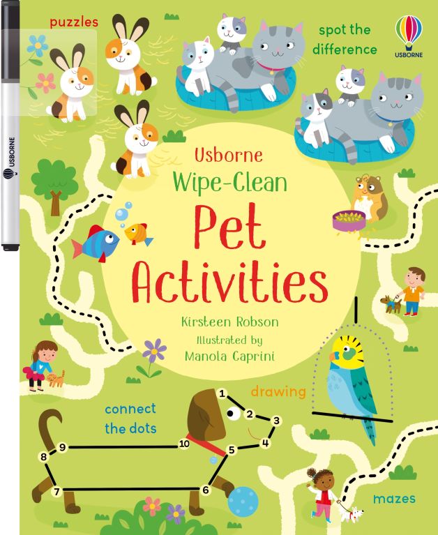 Wipe Clean Pet Activities